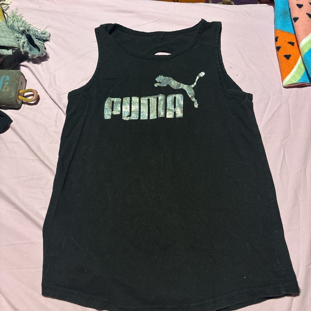 Puma Black Sleeveless Top